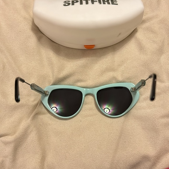 Spitfire Mint Green Cat-Eye Sunglasses - Picture 4 of 11